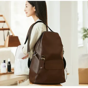 How do I clean and maintain my women's backpack?