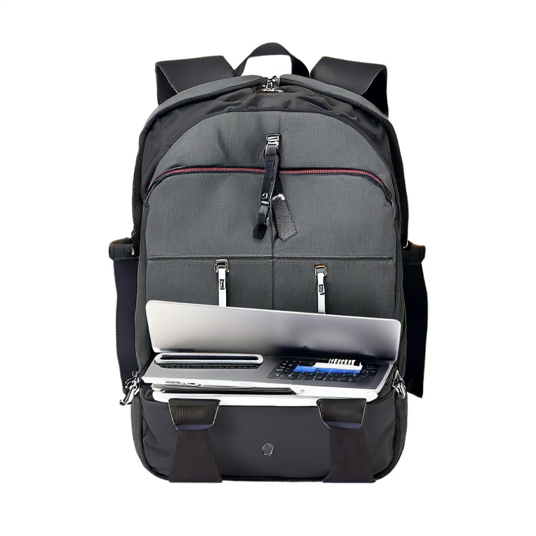 Tips for packing a laptop backpack efficiently for work or school.