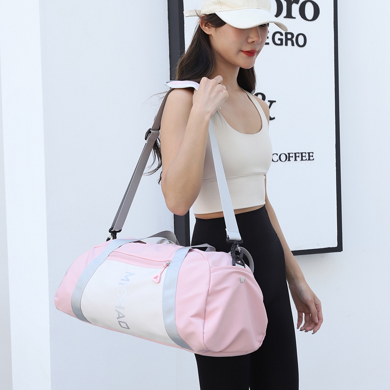 Large Capacity Color Matching Gym Bag，M206