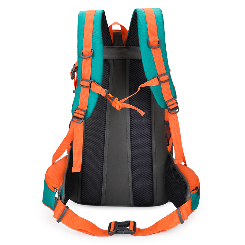 Nylon Ventilated Mesh Camping Backpack，2302