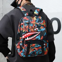 shark mouth design backpack