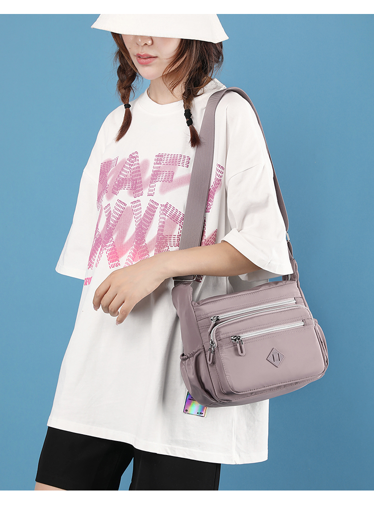 Trendy Nylon Crossbody Purse for Women – Anti-Theft Casual Sling Shoulder Bag