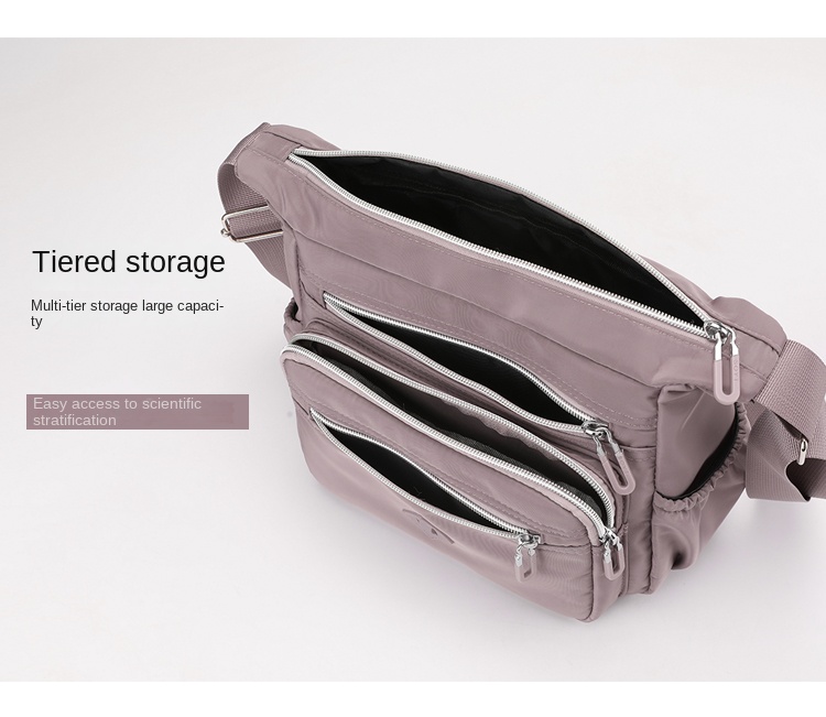 Trendy Nylon Crossbody Purse for Women – Anti-Theft Casual Sling Shoulder Bag