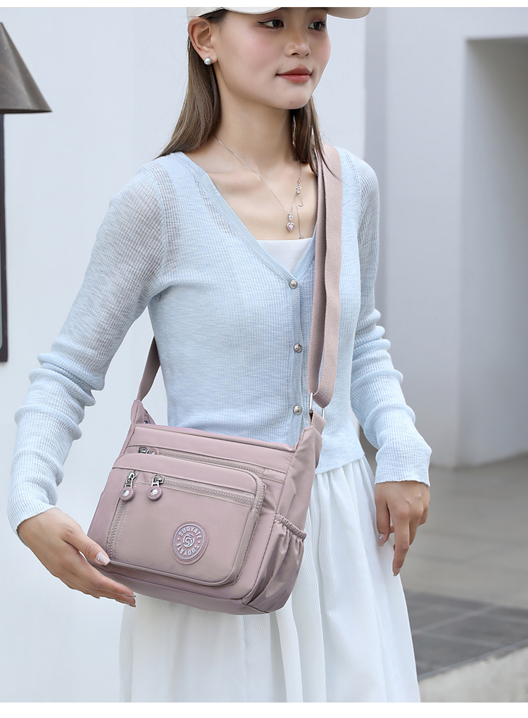 Compact Mini Nylon Crossbody Bag for Women – Everyday Small Shoulder Purse