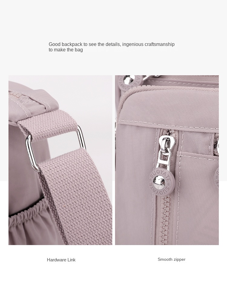Compact Mini Nylon Crossbody Bag for Women – Everyday Small Shoulder Purse