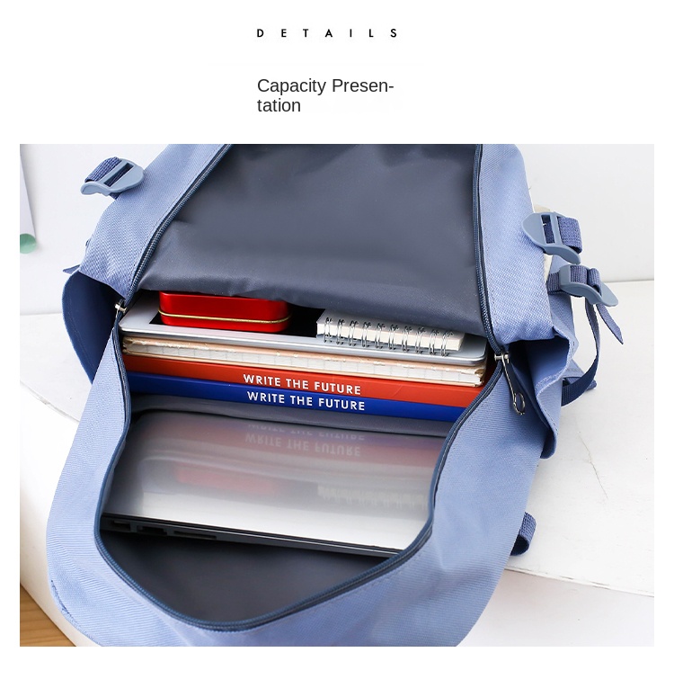 5-in-1 Student Backpack Set for School – Waterproof Bookbag with Lunch Bag, Pencil Case, Crossbody