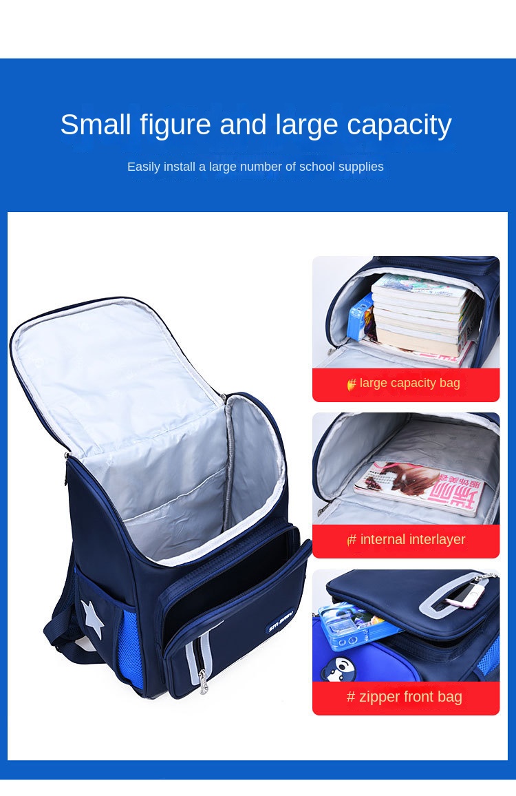 Lightweight Waterproof Student Backpack – Multi-Compartment