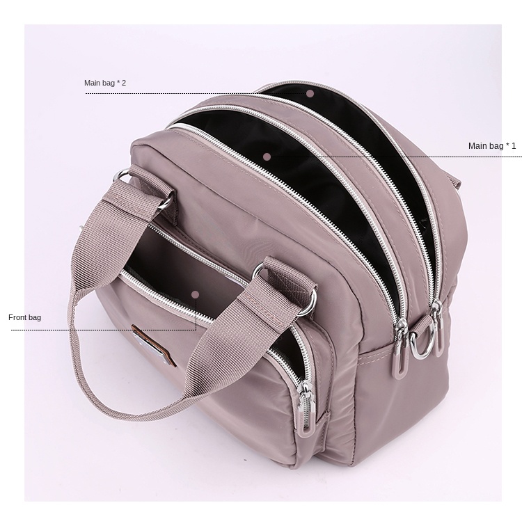 Minimalist Nylon Crossbody Bag for Women – Lightweight