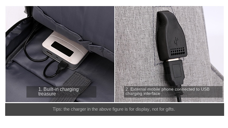 Laptop Backpack with USB Charging Port – Waterproof