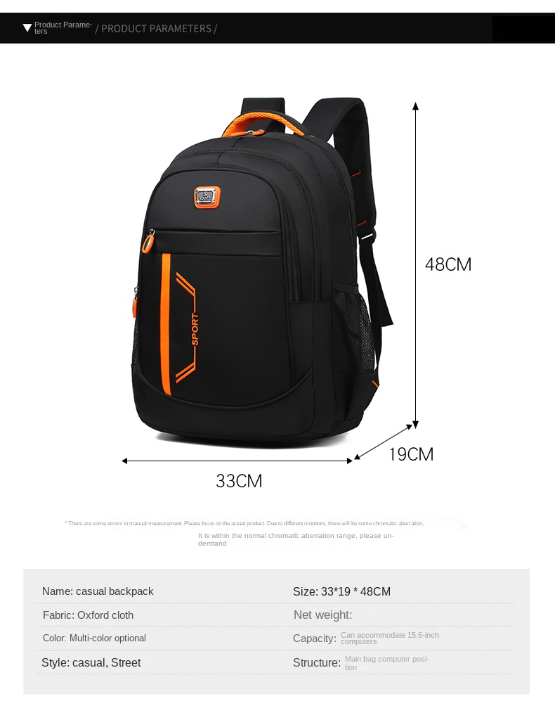 Lightweight Laptop Backpack – Minimalist Water-Resistant Bag for School