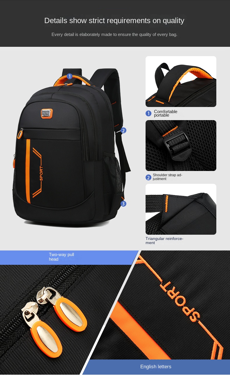 Lightweight Laptop Backpack – Minimalist Water-Resistant Bag for School