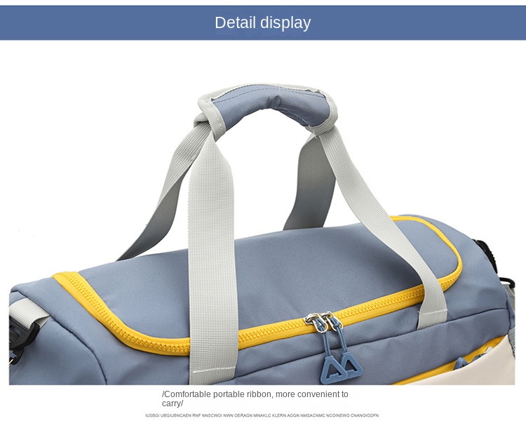 Waterproof Gym Duffel Bag – Lightweight Sports Bag with Shoe Compartment for Men