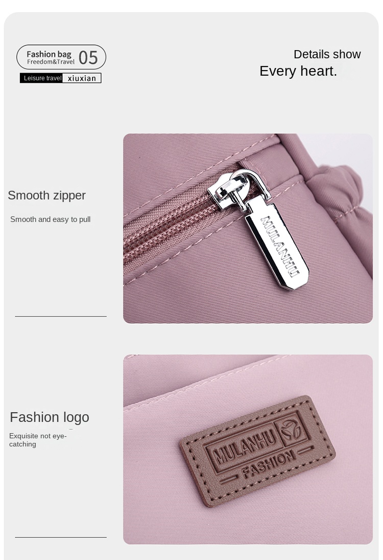 Casual Women’s Crossbody Bag – Lightweight Shoulder Purse for Daily Use