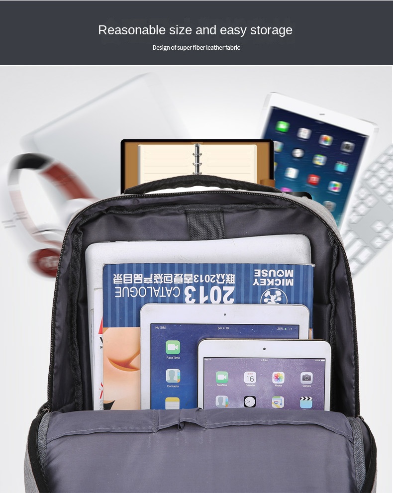 USB Laptop Backpack for School