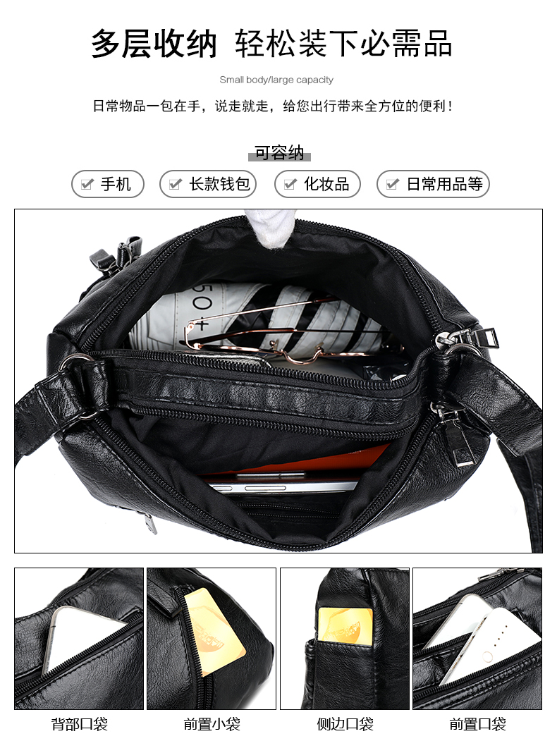 Women’s Classic Shoulder Bag – Elegant PU Leather Handbag for Daily Use, Work