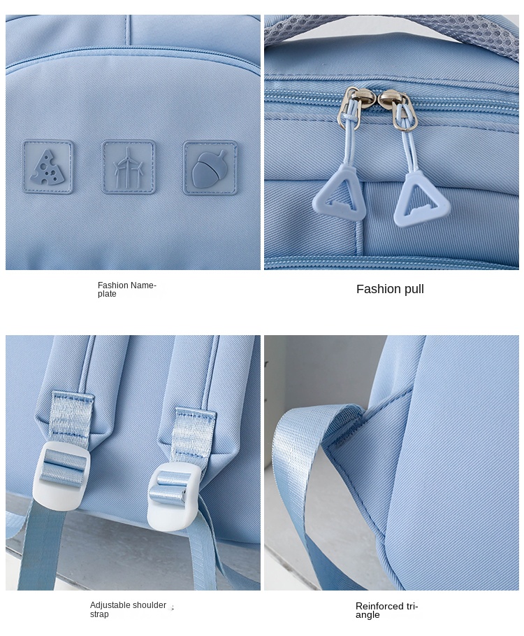 3-in-1 Student Backpack Set – School Bookbag with Matching Lunch Bag