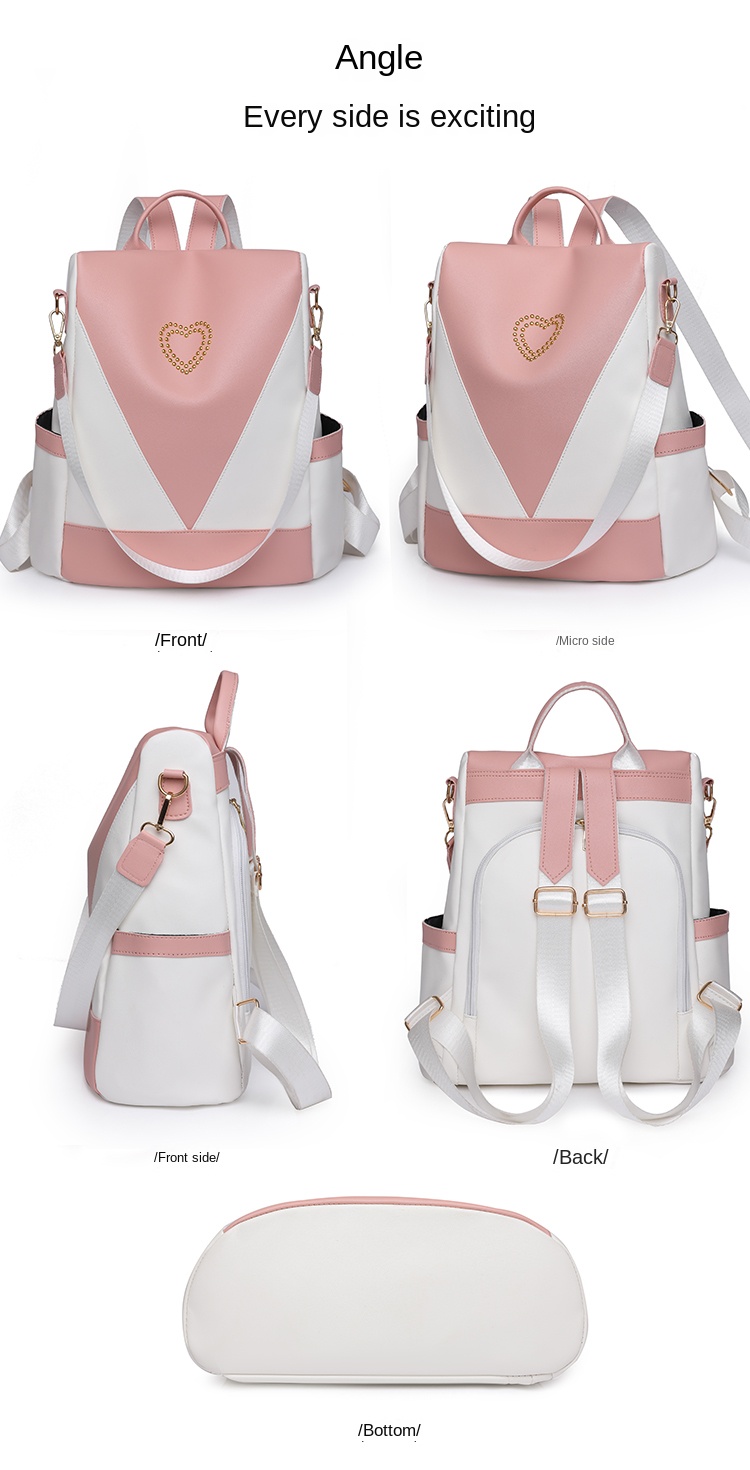 Minimalist Women’s PU Leather Backpack – Chic Daily Bag for Work