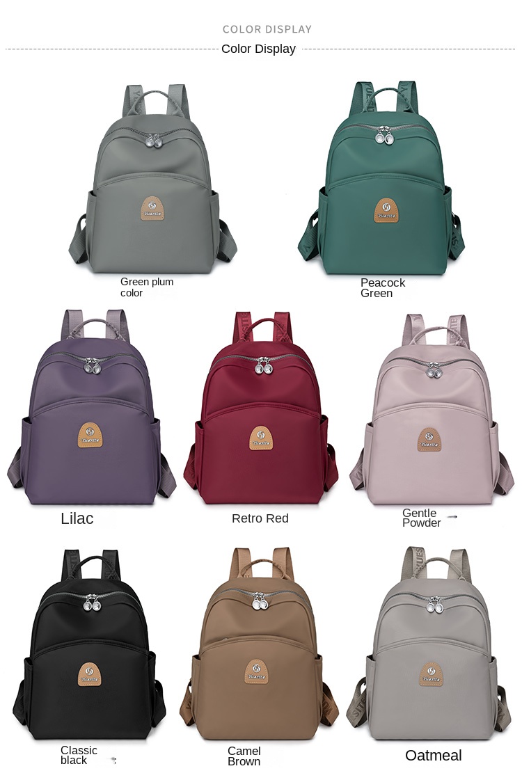 Multi-Pocket PU Leather Backpack for Women – Stylish Travel