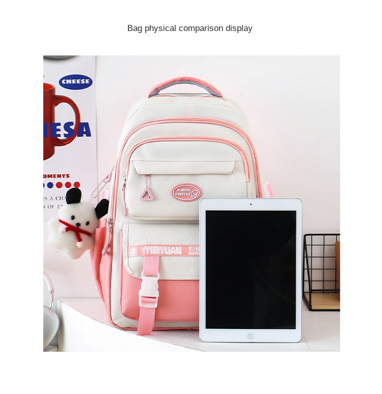 5-Piece Student Backpack Set – School Bag with Lunch Box, Pencil Case, Crossbody