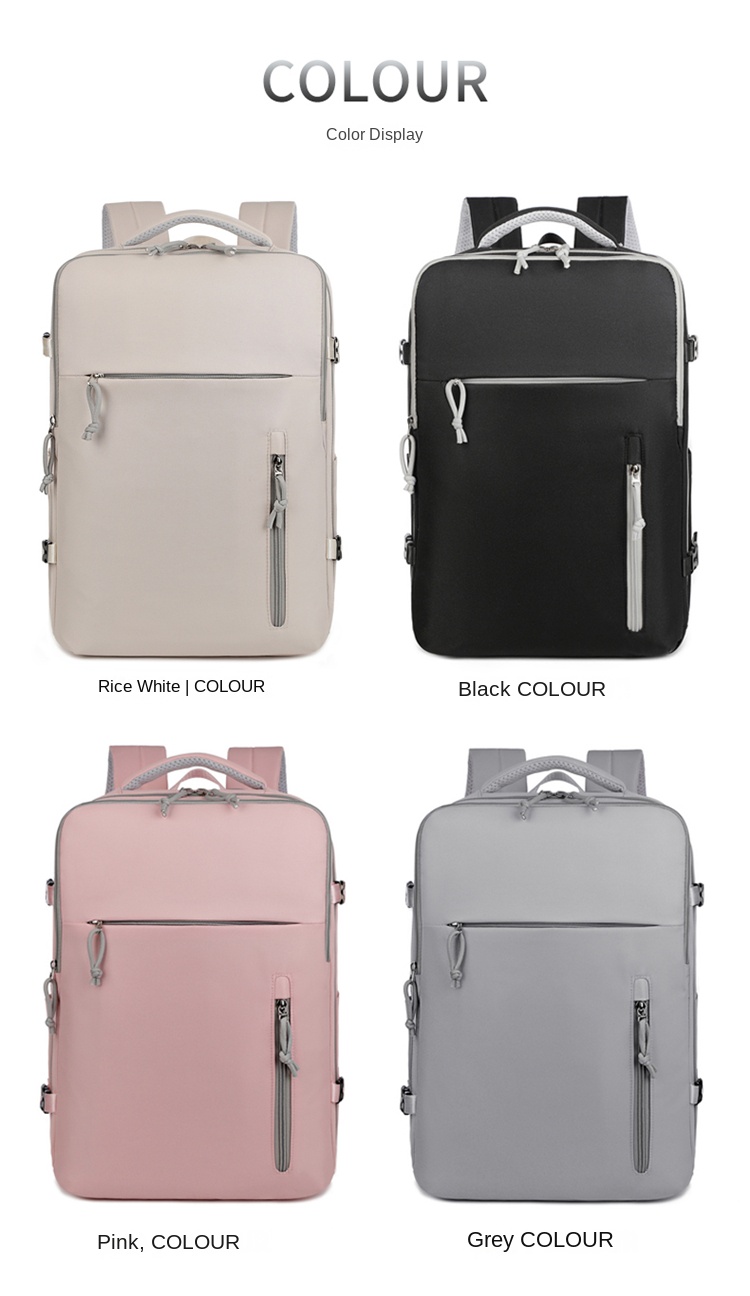 Slim Laptop Backpack for Men – Waterproof Business Travel Bag for 15.6 Inch Laptop