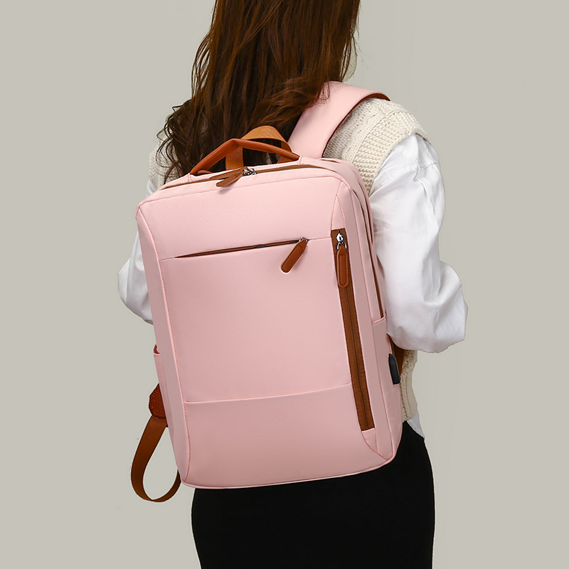 Multi-Compartment Laptop Backpack for Women