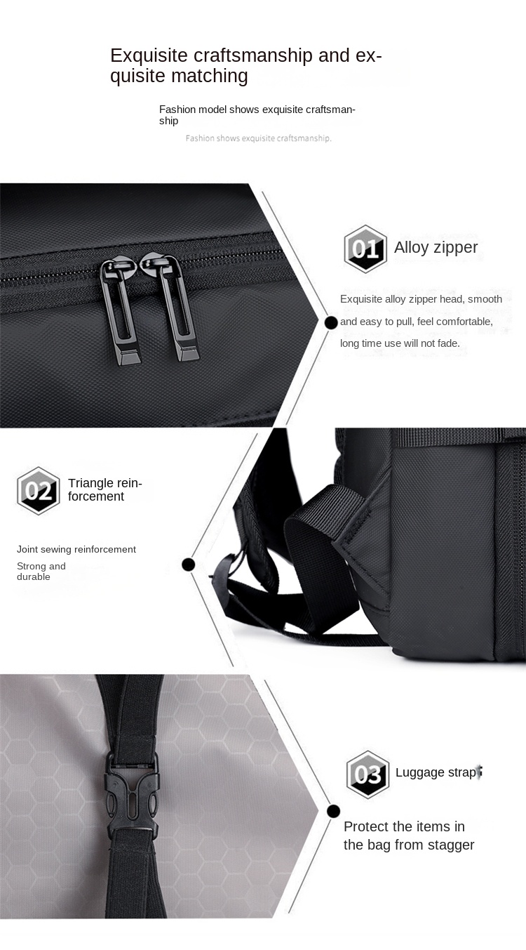 Large Capacity Travel Laptop Backpack – Waterproof