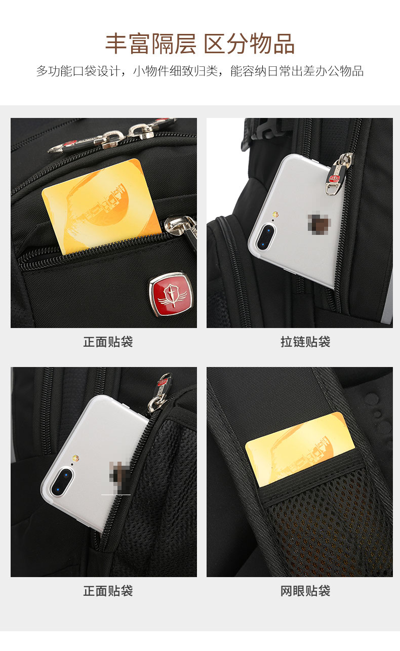 Slim Business Laptop Backpack – Anti-Theft