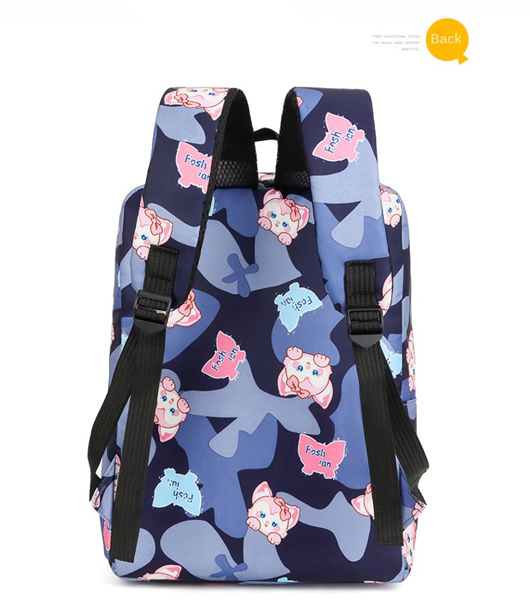 3-in-1 Student Backpack Set – Classic School Bag with Matching Lunch Bag