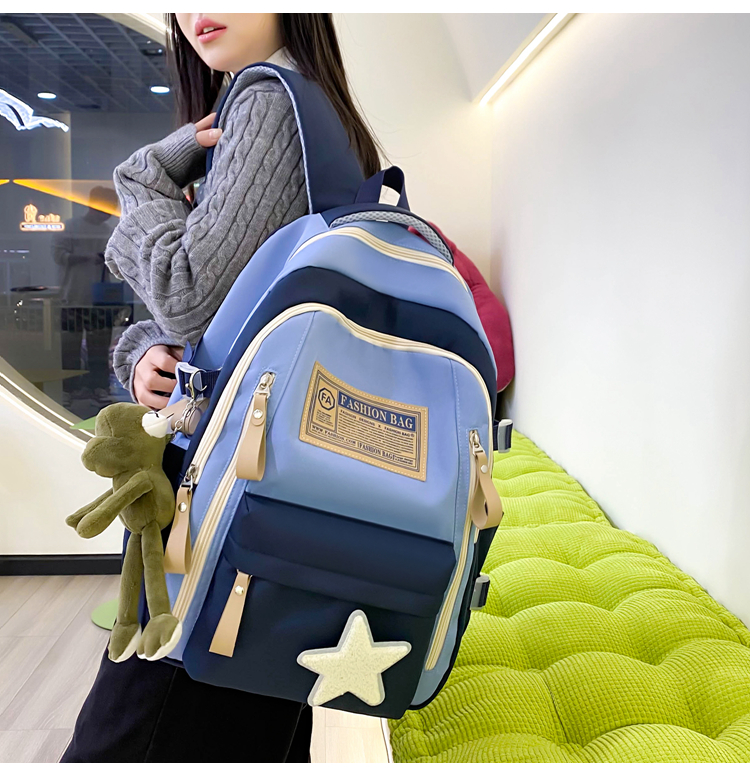 4-in-1 Student Backpack Set – School Bag with Lunch Bag, Crossbody