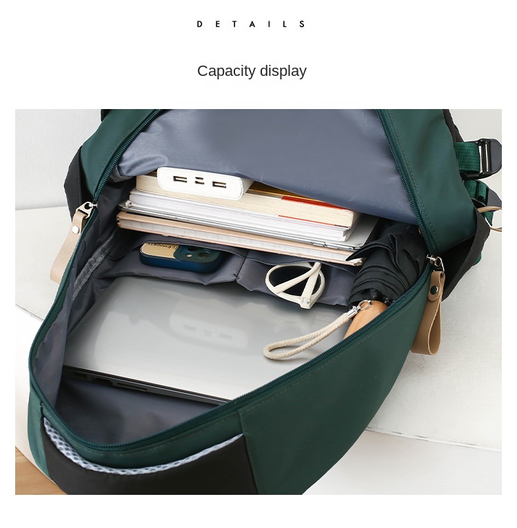 4-in-1 Student Backpack Set – School Bag with Lunch Bag, Crossbody