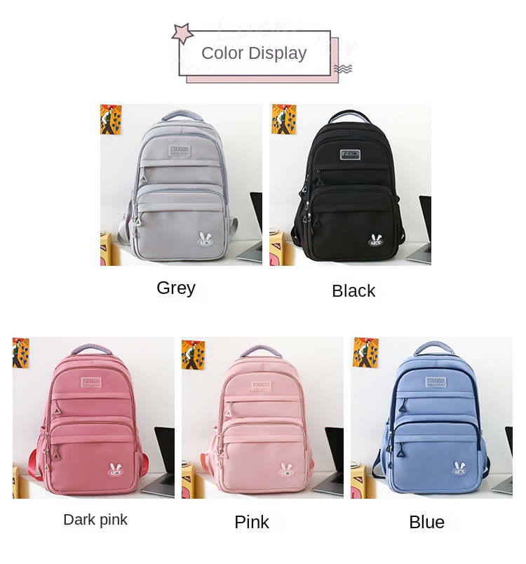 Durable Student Backpack for School – Lightweight, Waterproof