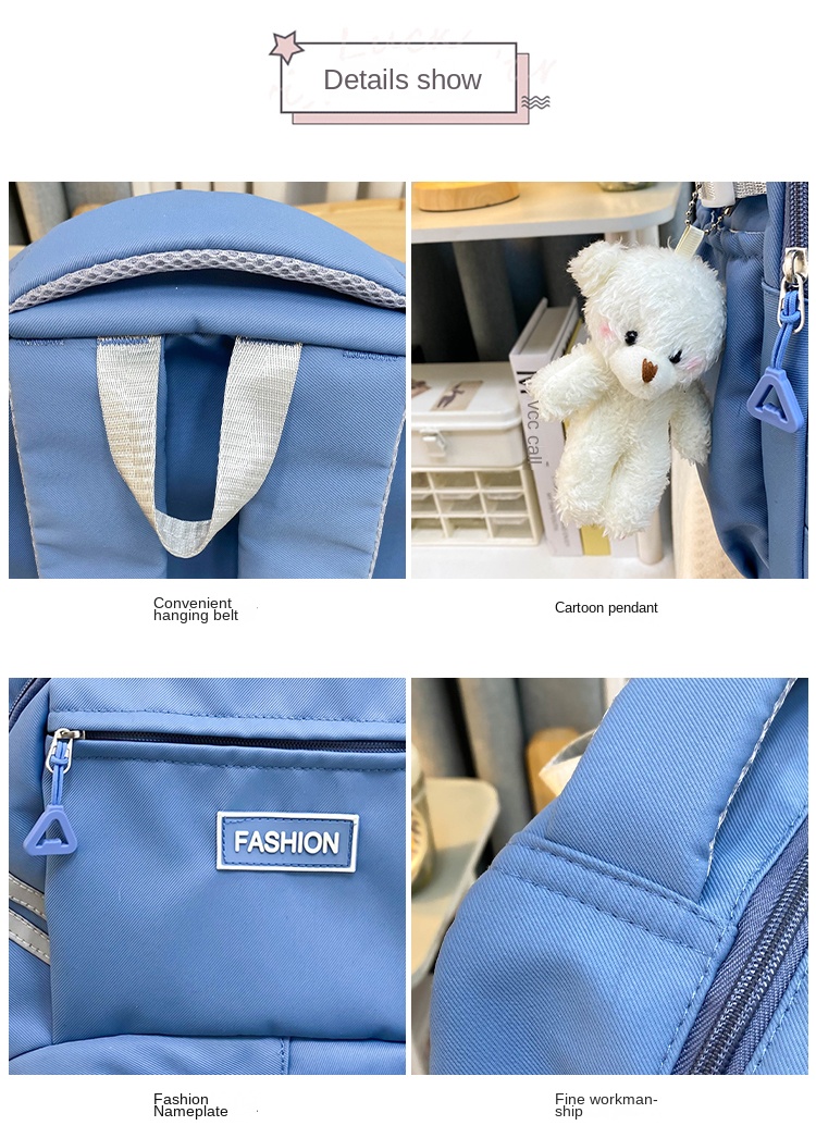 Trendy Lightweight School Backpack for Teens – Stylish