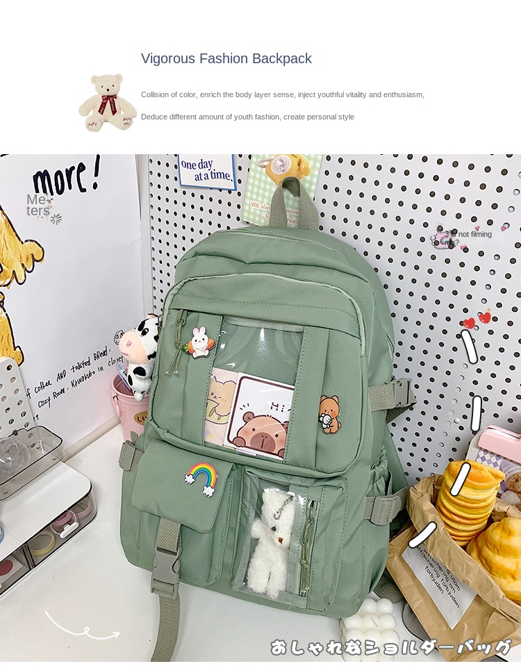 Classic Multi-Functional Student Backpack – Simple