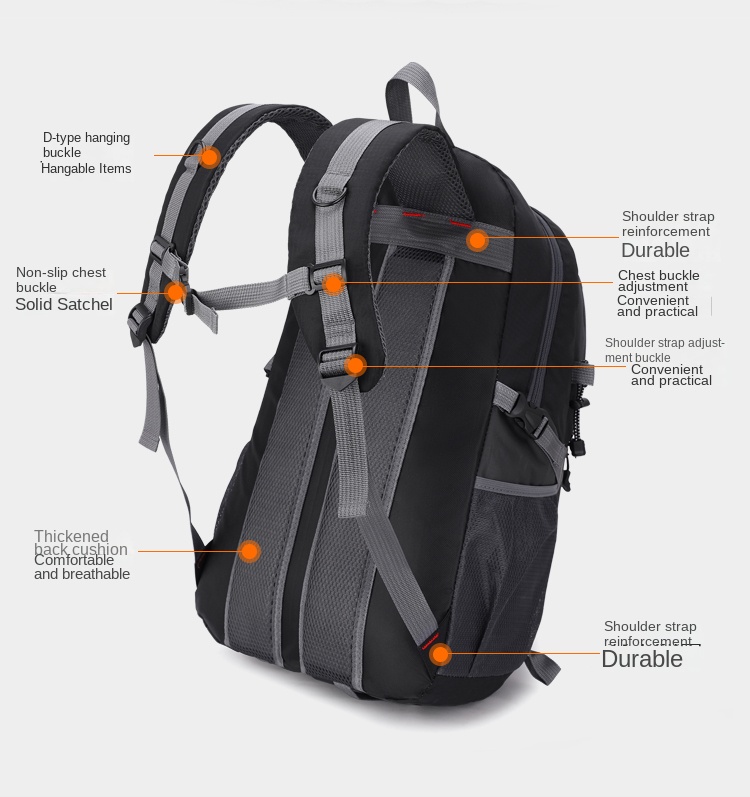 Outdoor Hiking Backpack 40L – Lightweight