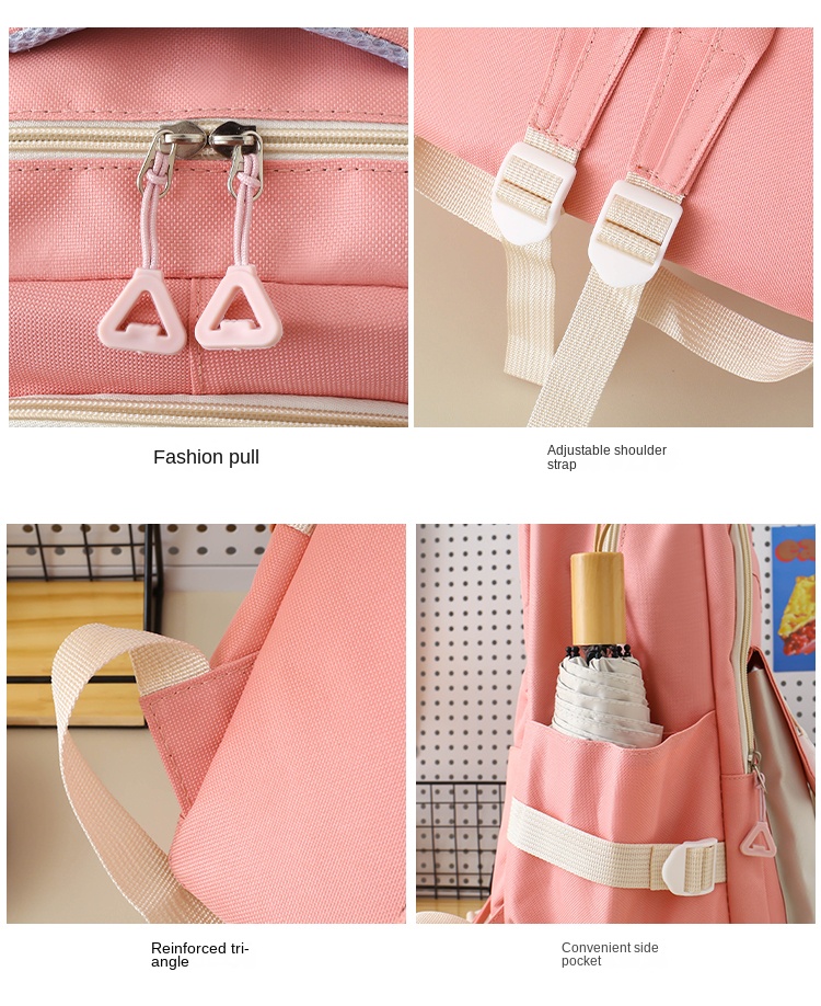 5-in-1 School Backpack Set for Kids – Backpack, Crossbody Bag, Pencil Bag, Drawstring Bag