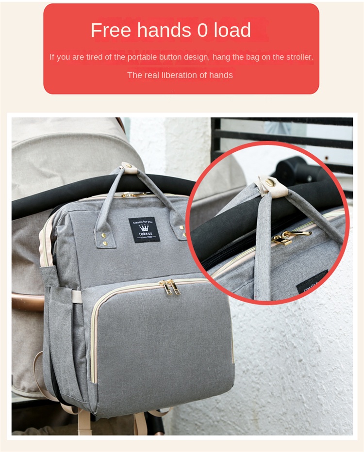 Multi-Function Diaper Bag Backpack – Stylish, Spacious