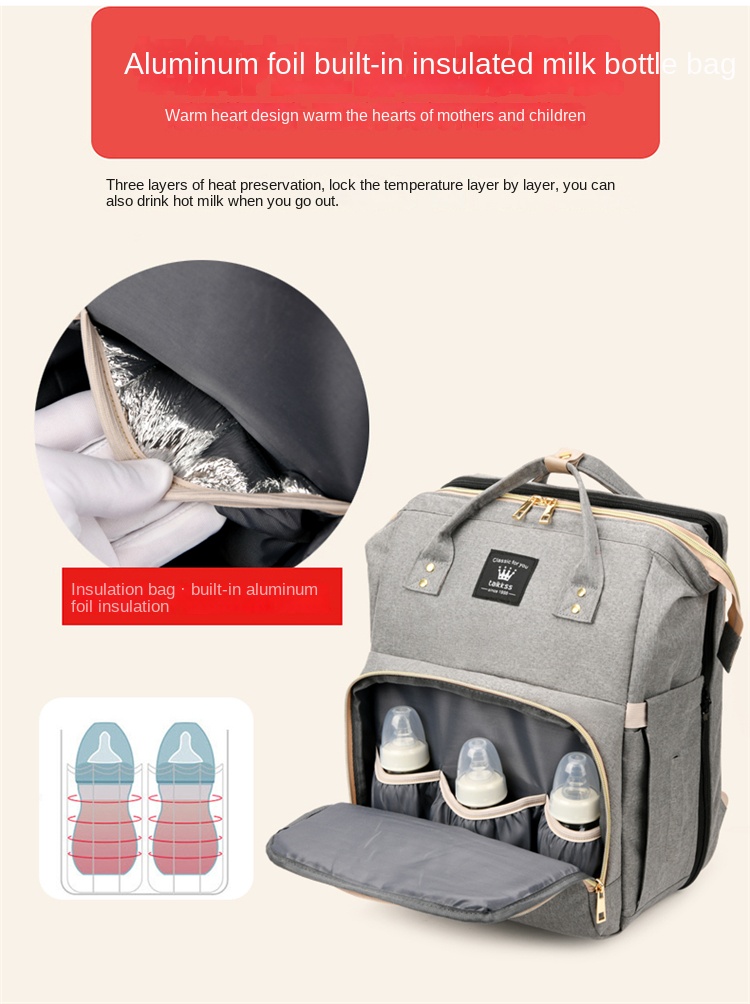 Multi-Function Diaper Bag Backpack – Stylish, Spacious