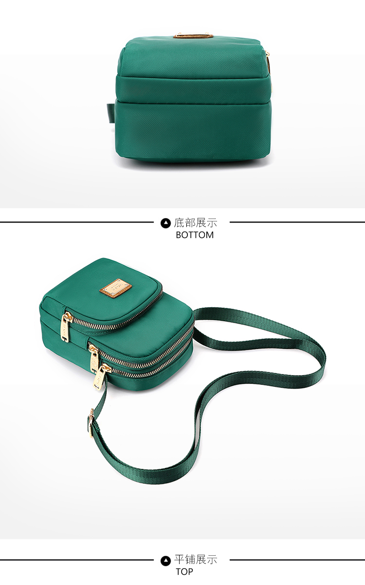 Women's Nylon Crossbody Bag – Lightweight Waterproof Shoulder Purse for Everyday Use