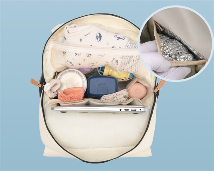 Stylish Mommy Tote Diaper Bag – Waterproof Baby Bag with Changing Mat