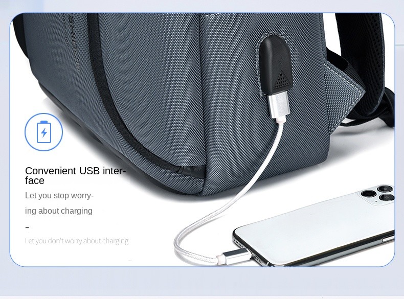 Anti-Theft Laptop Backpack – Slim, Secure