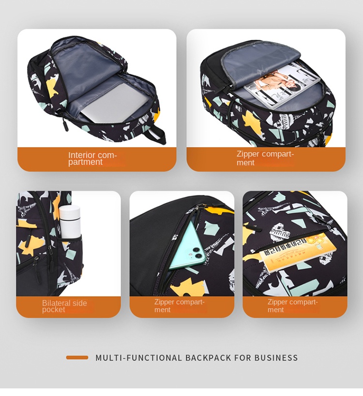 3-in-1 Student Backpack Set – Dinosaur School Bag, Lunch Bag