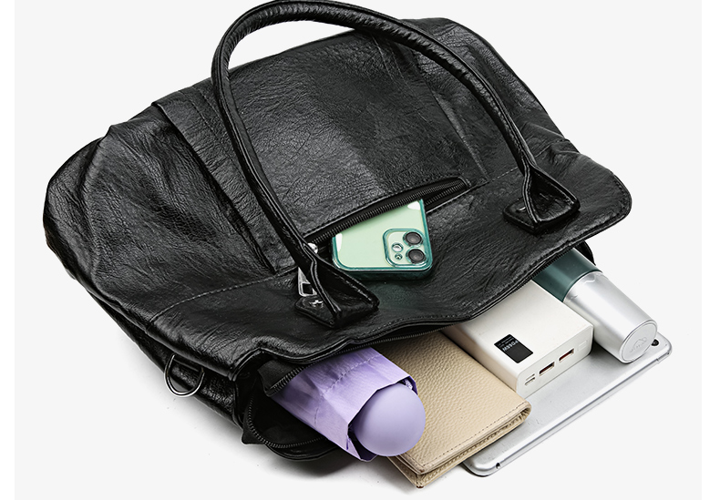 Small PU Leather Handbag – Elegant Top-Handle Mini Purse