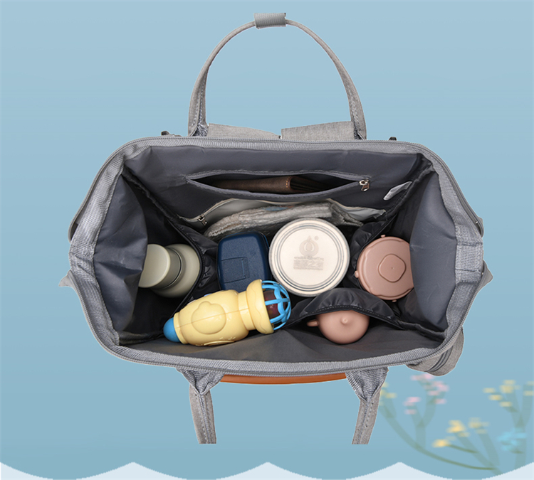 Large Capacity Diaper Bag Backpack – Waterproof Multi‑Pocket Baby Bag