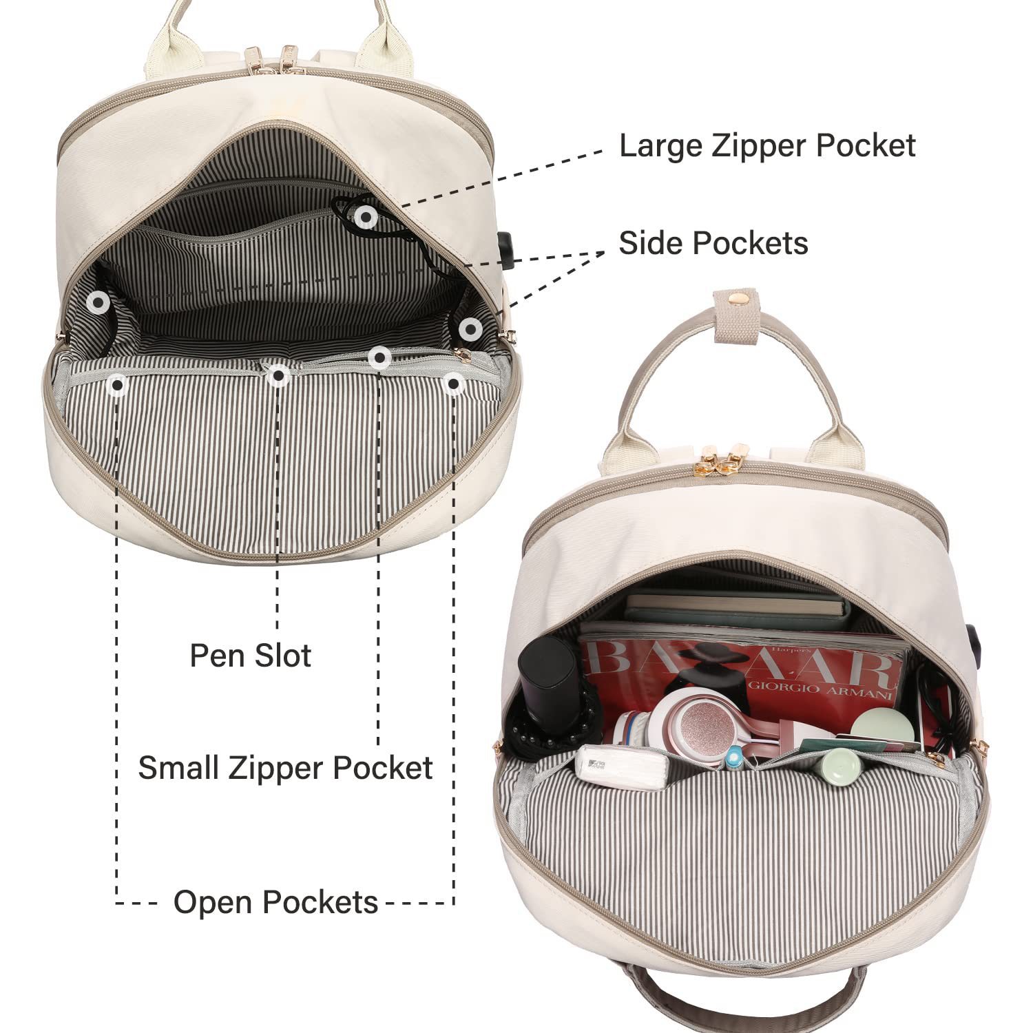 Laptop Backpack with USB Charging Port – Anti-Theft