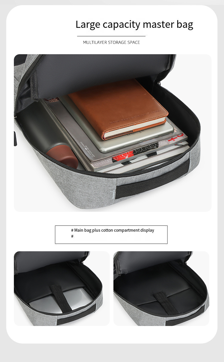 3-Piece Laptop Backpack Set – Bookbag, Sleeve