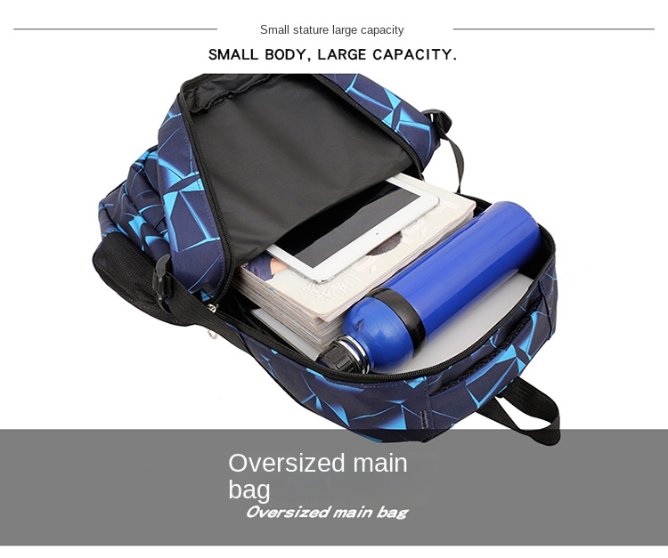 Eco‑Friendly 4‑Piece School Backpack Set with Insulated Lunch Bag