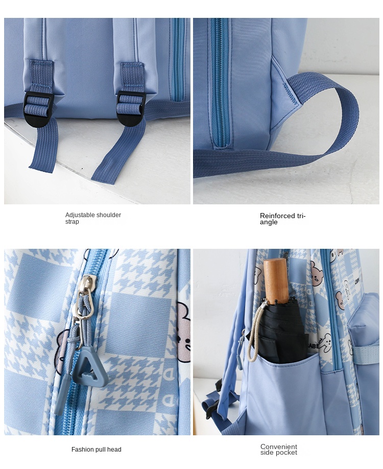 Ergonomic Anti‑Theft Laptop Backpack Set for High School