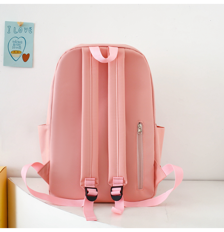 Unisex 5‑Piece School Backpack Combo with Tablet Sleeve
