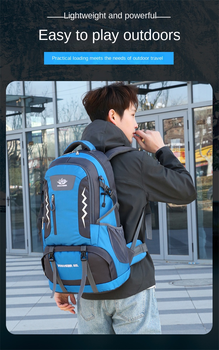 50L Heavy Duty Hiking Backpack – Full-Featured Outdoor Travel