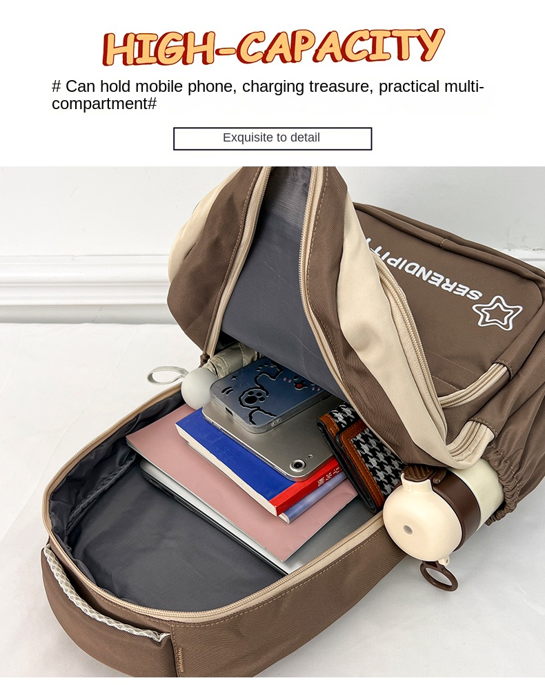 Classic Student Backpack – Spacious, Comfortable